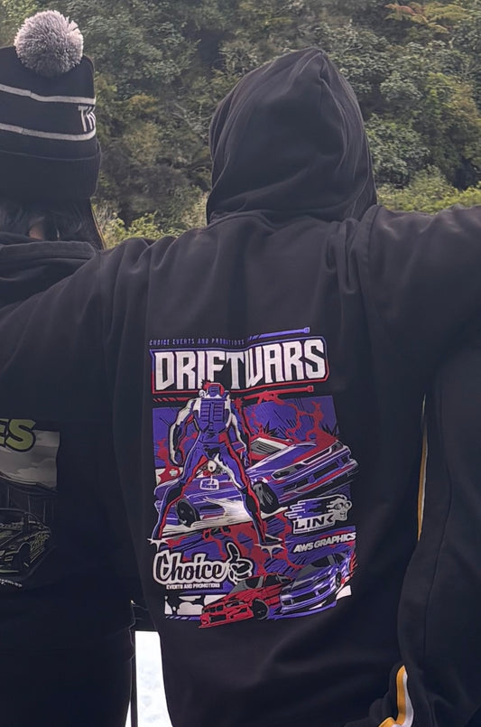 Drift Wars Hoodie (purple and red)