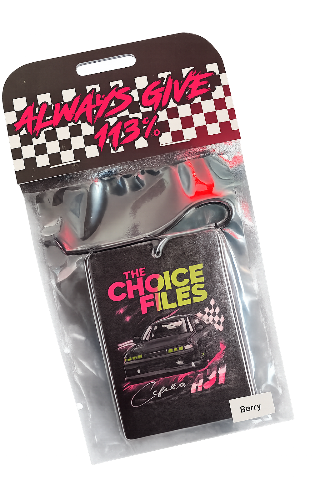 Nissan A31 Cefiro Nascar style Air Freshener (Berry)