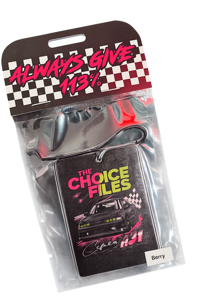 Nissan A31 Cefiro Nascar style Air Freshener (Berry)